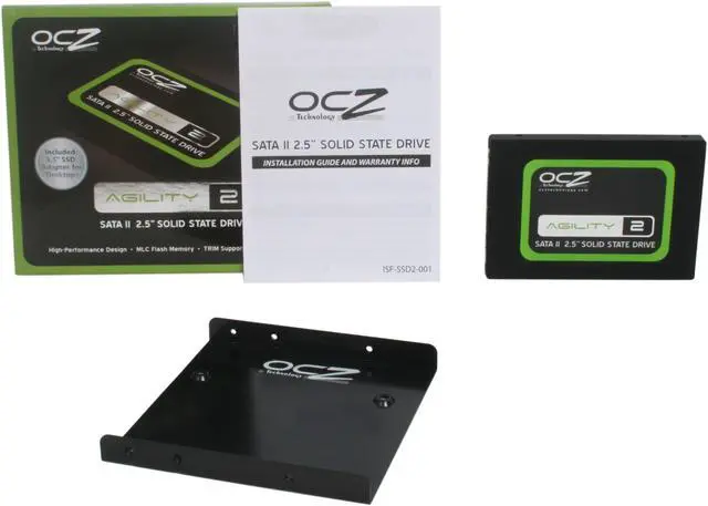 Alt view image 5 of 5 - OCZ Agility 2 2.5" 90GB SATA II MLC Internal Solid State Drive (SSD) OCZSSD2-2AGTE90G