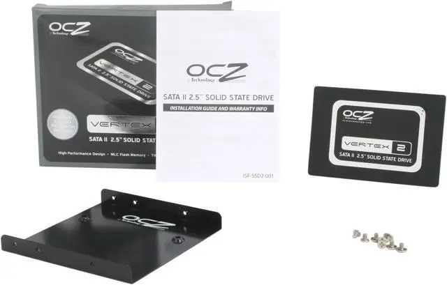 Alt view image 5 of 5 - OCZ Vertex 2 2.5" 90GB SATA II MLC Internal Solid State Drive (SSD) OCZSSD2-2VTXE90G