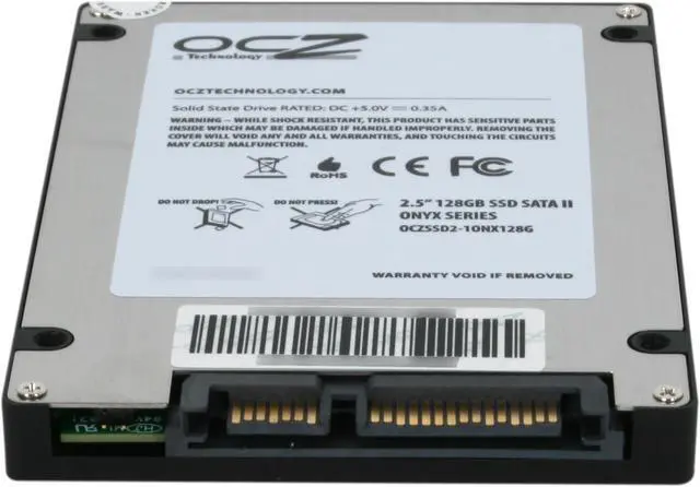 Alt view image 3 of 5 - OCZ Onyx Series 2.5" 128GB SATA II MLC Internal Solid State Drive (SSD) OCZSSD2-1ONX128G
