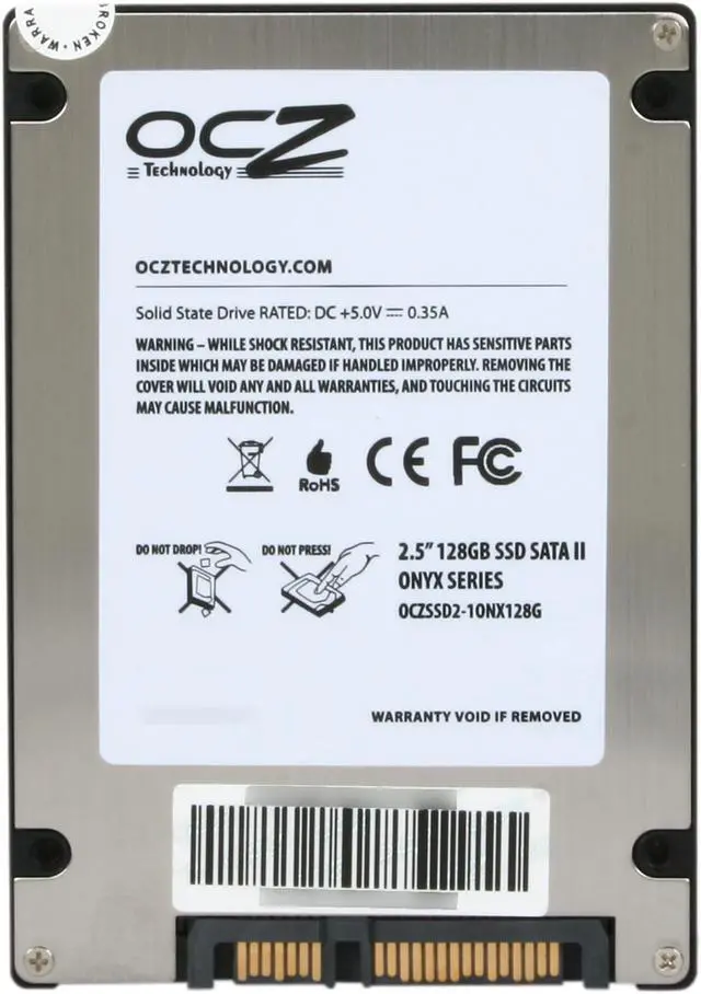 Alt view image 4 of 5 - OCZ Onyx Series 2.5" 128GB SATA II MLC Internal Solid State Drive (SSD) OCZSSD2-1ONX128G