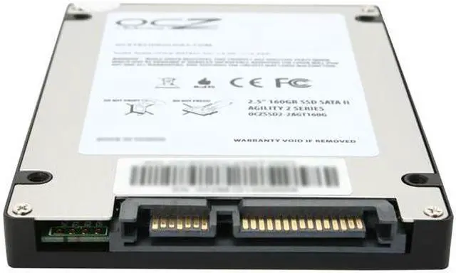 Alt view image 3 of 4 - OCZ Agility 2 2.5" 160GB SATA II MLC Internal Solid State Drive (SSD) OCZSSD2-2AGT160G