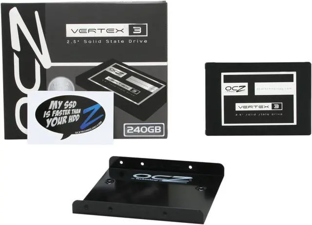 Alt view image 6 of 6 - OCZ Vertex 3 2.5" 240GB SATA III MLC Internal Solid State Drive (SSD) VTX3-25SAT3-240G