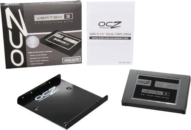 Alt view image 6 of 6 - OCZ Vertex 3 2.5" 480GB SATA III MLC Internal Solid State Drive (SSD) VTX3-25SAT3-480G