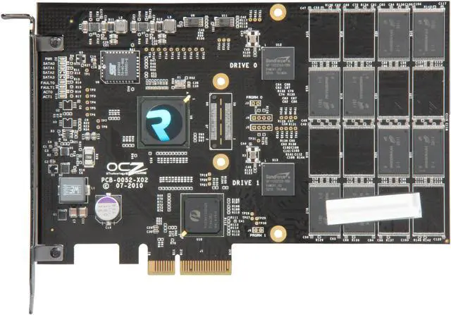 Alt view image 3 of 5 - OCZ RevoDrive 110GB 4 x PCI-Express MLC Internal Solid State Drive (SSD) OCZSSDPX-1RVD0110