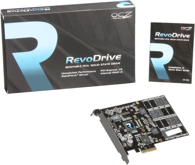 Alt view image 5 of 5 - OCZ RevoDrive 110GB 4 x PCI-Express MLC Internal Solid State Drive (SSD) OCZSSDPX-1RVD0110