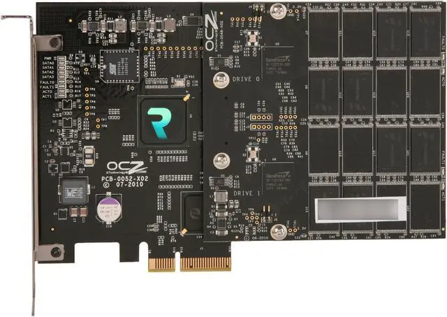 Alt view image 4 of 6 - OCZ RevoDrive X2 220GB 4 x PCI Express MLC Internal Solid State Drive (SSD) OCZSSDPX-1RVDX0220