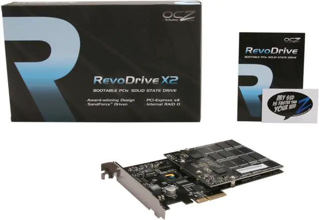 Alt view image 6 of 6 - OCZ RevoDrive X2 220GB 4 x PCI Express MLC Internal Solid State Drive (SSD) OCZSSDPX-1RVDX0220