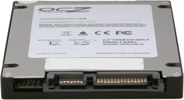 Alt view image 4 of 6 - OCZ Vertex 2 2.5" 120GB SATA II MLC Internal Solid State Drive (SSD) OCZSSD2-2VTX120G.34