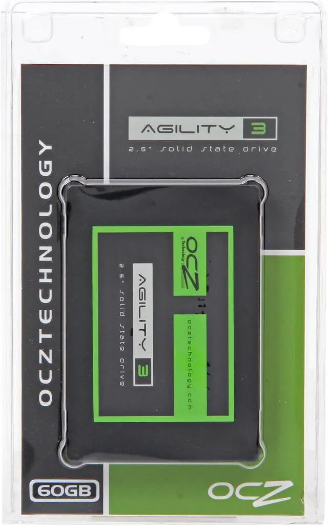 Alt view image 6 of 6 - OCZ Agility 3 2.5" 60GB SATA III MLC Internal Solid State Drive (SSD) AGT3-25SAT3-60G