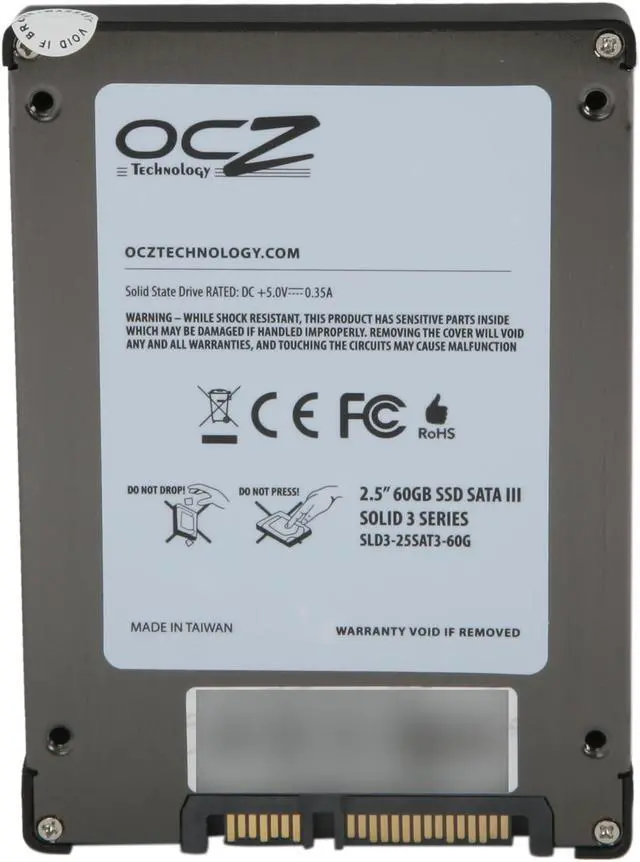 Alt view image 5 of 6 - OCZ Solid 3 2.5" 60GB SATA III MLC SLD3-25SAT3-60G