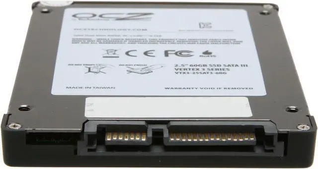 Alt view image 4 of 6 - OCZ Vertex 3 2.5" 60GB SATA III MLC Internal Solid State Drive (SSD) VTX3-25SAT3-60G