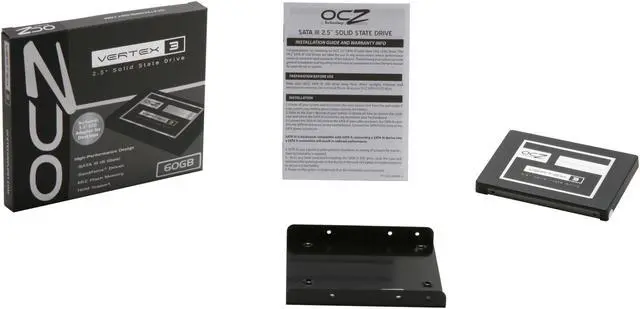 Alt view image 6 of 6 - OCZ Vertex 3 2.5" 60GB SATA III MLC Internal Solid State Drive (SSD) VTX3-25SAT3-60G
