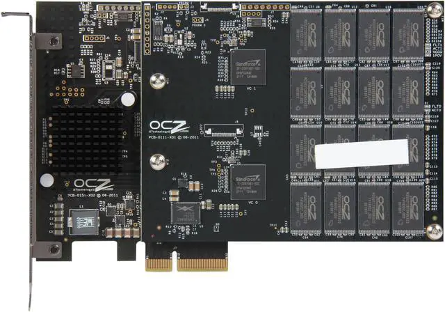 Alt view image 3 of 5 - OCZ RevoDrive 3 X2 series 960GB PCI-Express 2.0 x4 MLC Internal Solid State Drive (SSD) RVD3X2-FHPX4-960G