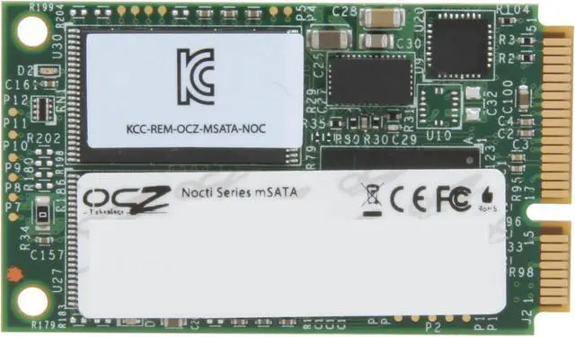 Alt view image 4 of 5 - OCZ Nocti Series 120GB Mini-SATA (mSATA) MLC Internal Solid State Drive (SSD) NOC-MSATA-120G