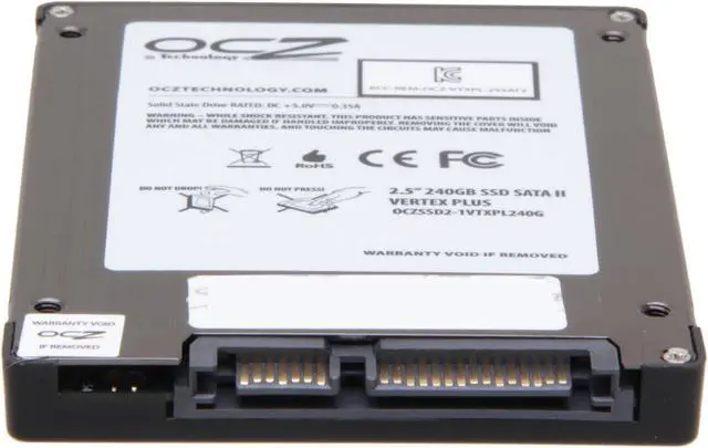 Alt view image 4 of 5 - OCZ Vertex Plus 2.5" 240GB SATA II MLC Internal Solid State Drive (SSD) OCZSSD2-1VTXPL240G