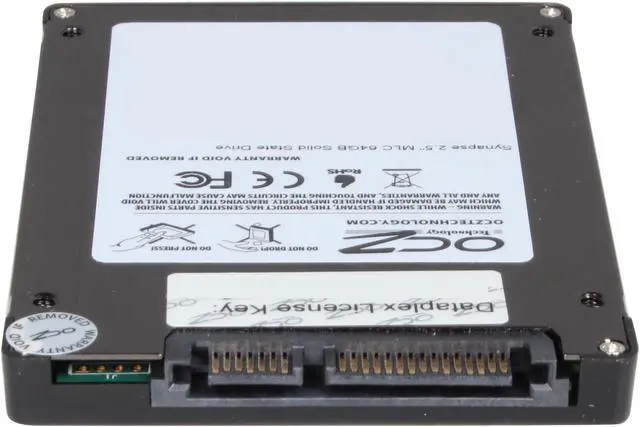 Alt view image 4 of 6 - OCZ Synapse Cache 2.5" 64GB (32GB cache capacity) SATA III MLC Internal Solid State Drive (SSD) SYN-25SAT3-64G