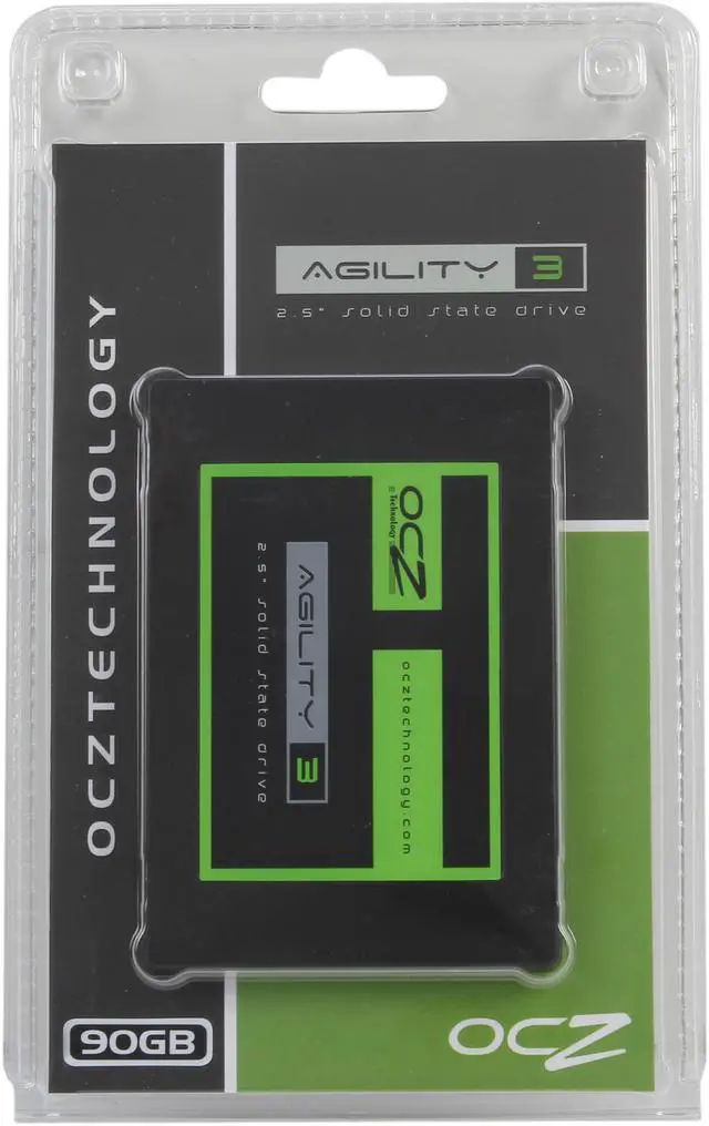 Main image of OCZ Agility 3 2.5" 90GB SATA III MLC Internal Solid State Drive (SSD) AGT3-25SAT3-90G