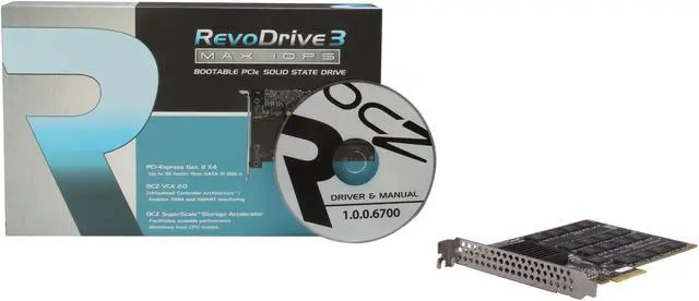 Alt view image 6 of 6 - OCZ RevoDrive 3 Max IOPS PCI-E 240GB PCI-Express 2.0 x4 MLC Internal Solid State Drive (SSD) RVD3MI-FHPX4-240G