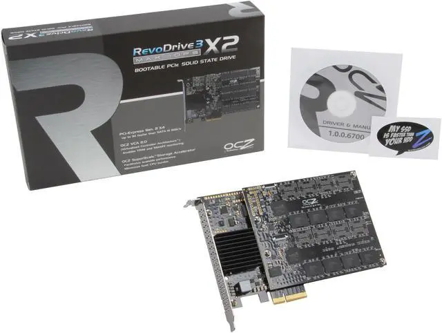 Alt view image 5 of 5 - OCZ RevoDrive 3 X2 Max IOPS 240GB PCI-Express 2.0 x4 MLC Internal Solid State Drive (SSD) RVD3MIX2-FHPX4-240G