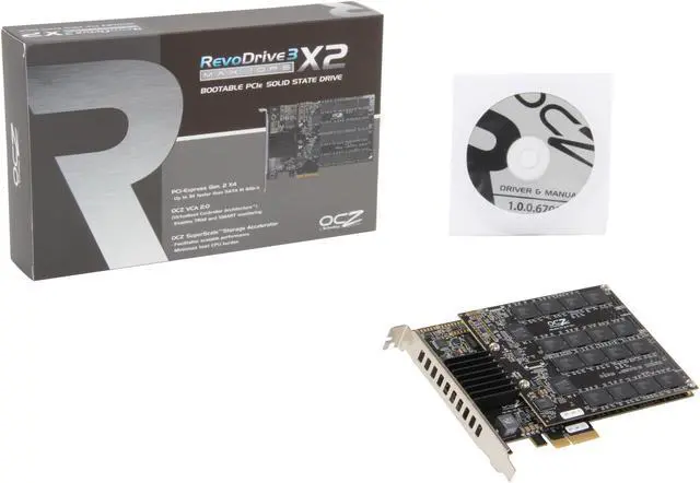 Alt view image 5 of 5 - OCZ RevoDrive 3 X2 Max IOPS 480GB PCI-Express 2.0 x4 MLC Internal Solid State Drive (SSD) RVD3MIX2-FHPX4-480G