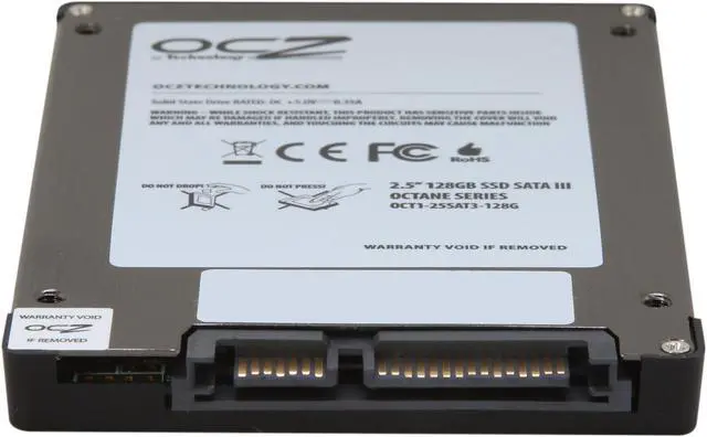 Alt view image 4 of 5 - OCZ Octane 2.5" 128GB SATA III 2Xnm Synchronous Mode Multi-Level Cell (MLC) Internal Solid State Drive (SSD) OCT1-25SAT3-128G