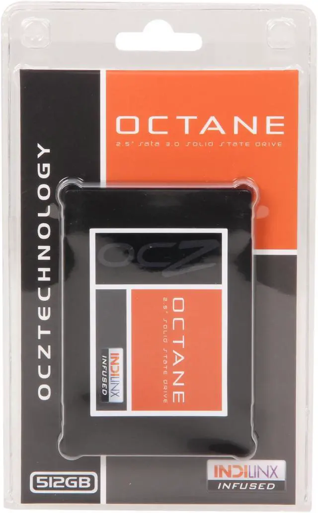 Alt view image 5 of 5 - OCZ Octane 2.5" 512GB SATA III 2Xnm Synchronous Mode Multi-Level Cell (MLC) Internal Solid State Drive (SSD) OCT1-25SAT3-512G