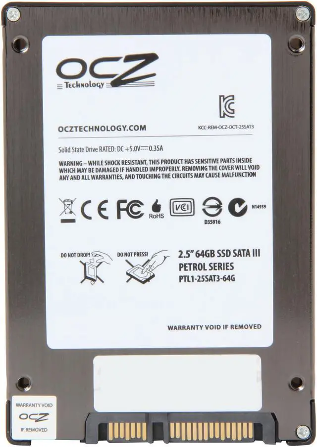 Alt view image 5 of 6 - OCZ Petrol 2.5" 64GB SATA III MLC Internal Solid State Drive (SSD) PTL1-25SAT3-64G