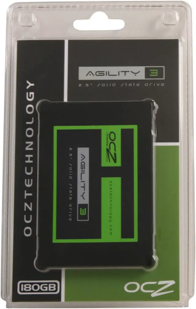 Alt view image 5 of 5 - OCZ Agility 3 2.5" 180GB SATA III MLC Internal Solid State Drive (SSD) AGT3-25SAT3-180G