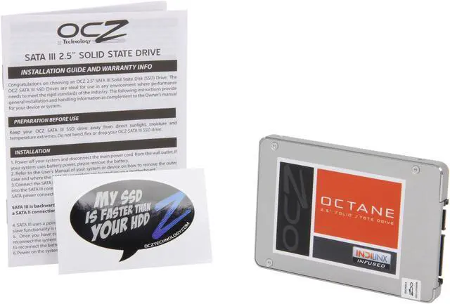 Alt view image 5 of 6 - OCZ Octane 2.5" 1TB SATA III 2Xnm Synchronous Mode Multi-Level Cell (MLC) Internal Solid State Drive (SSD) OCT1-25SAT3-1T