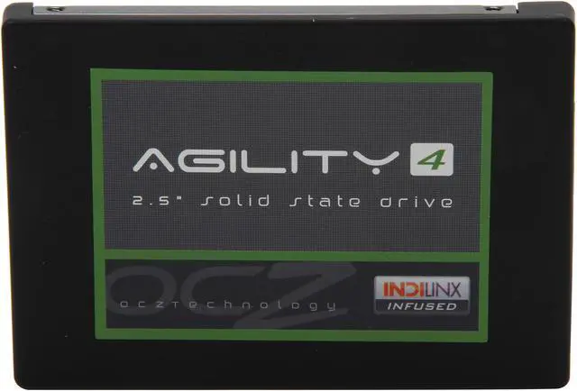Alt view image 2 of 6 - OCZ Agility 4 2.5" 128GB SATA III MLC Internal Solid State Drive (SSD) AGT4-25SAT3-128G