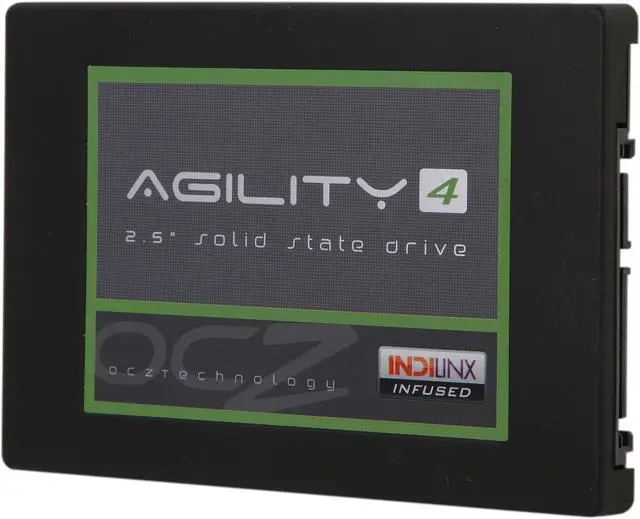 Alt view image 2 of 5 - OCZ Agility 4 2.5" 256GB SATA III MLC Internal Solid State Drive (SSD) AGT4-25SAT3-256G