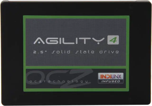 Alt view image 2 of 6 - OCZ Agility 4 2.5" 512GB SATA III MLC Internal Solid State Drive (SSD) AGT4-25SAT3-512G