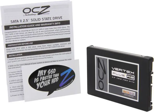 Alt view image 5 of 6 - OCZ Vertex Plus R2 2.5" 120GB SATA II MLC Internal Solid State Drive (SSD) VTXPLR2-25SAT2-120GB