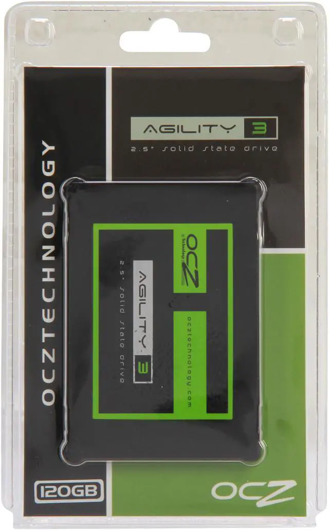 Main image of OCZ Agility 3 2.5" 120GB SATA III MLC Internal Solid State Drive (SSD) AGT3-25SAT3-120G.20