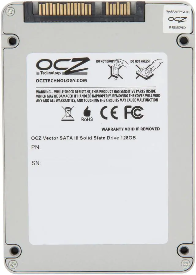 Alt view image 5 of 6 - OCZ Vector Series 2.5" 128GB SATA III MLC VTR1-25SAT3-128G