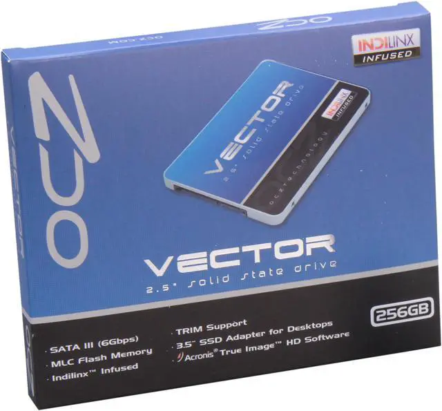Main image of OCZ Vector Series 2.5" 256GB SATA III MLC VTR1-25SAT3-256G
