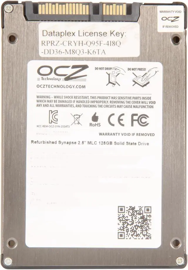 Alt view image 5 of 6 - Manufacturer Recertified OCZ Synapse Cache 2.5" 128GB (64GB cache capacity) SATA III MLC Internal Solid State Drive (SSD) SYN-25SAT3-128G