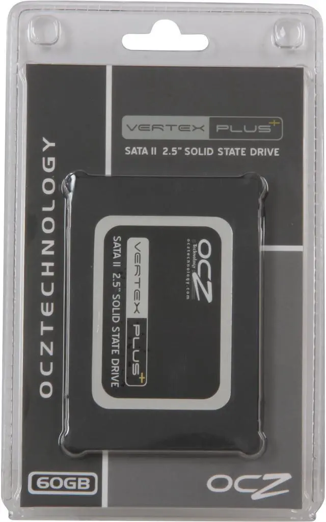 Main image of Manufacturer Recertified OCZ Vertex Plus 2.5" 60GB SATA II MLC Internal Solid State Drive (SSD) OCZSSD2-1VTXPL60G.RF