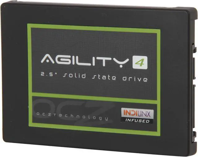 Alt view image 2 of 5 - Manufacturer Recertified OCZ Agility 4 2.5" 256GB SATA III MLC Internal Solid State Drive (SSD) AGT4-25SAT3-256G.RF