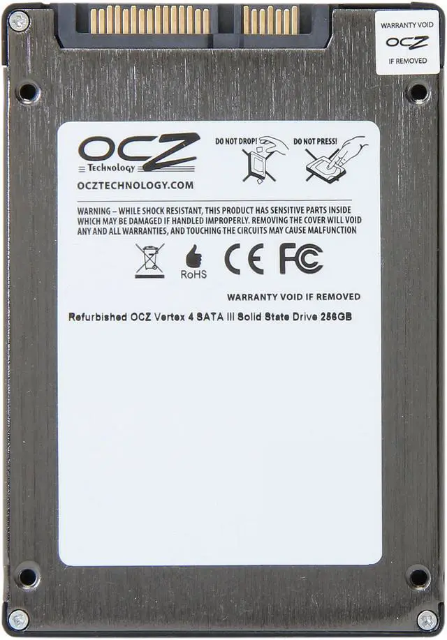 Alt view image 5 of 6 - Manufacturer Recertified OCZ Vertex 4 2.5" 256GB SATA III MLC Internal Solid State Drive (SSD) VTX4-25SAT3-256G.RF