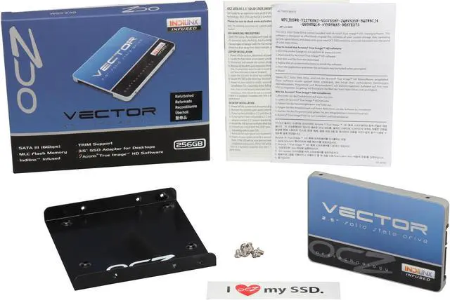 Alt view image 5 of 5 - Manufacturer Recertified OCZ Vector Series 2.5" 256GB SATA III MLC VTR1-25SAT3-256G