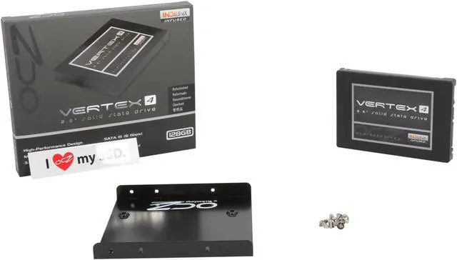 Alt view image 5 of 5 - Manufacturer Recertified OCZ Vertex 4 2.5" 128GB SATA III MLC Internal Solid State Drive (SSD) VTX4-25SAT3-128G