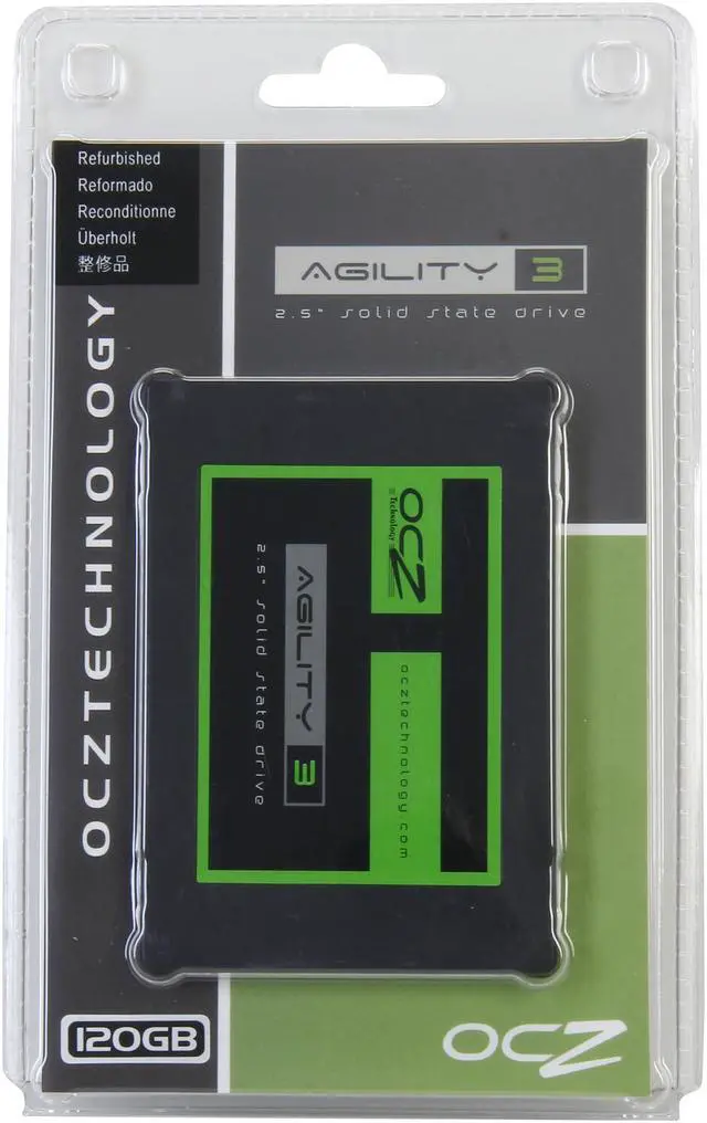 Alt view image 5 of 5 - Manufacturer Recertified OCZ Agility 3 2.5" 120GB SATA III MLC External Solid State Drive (SSD) AGT3-25SAT3-120G.20.RF