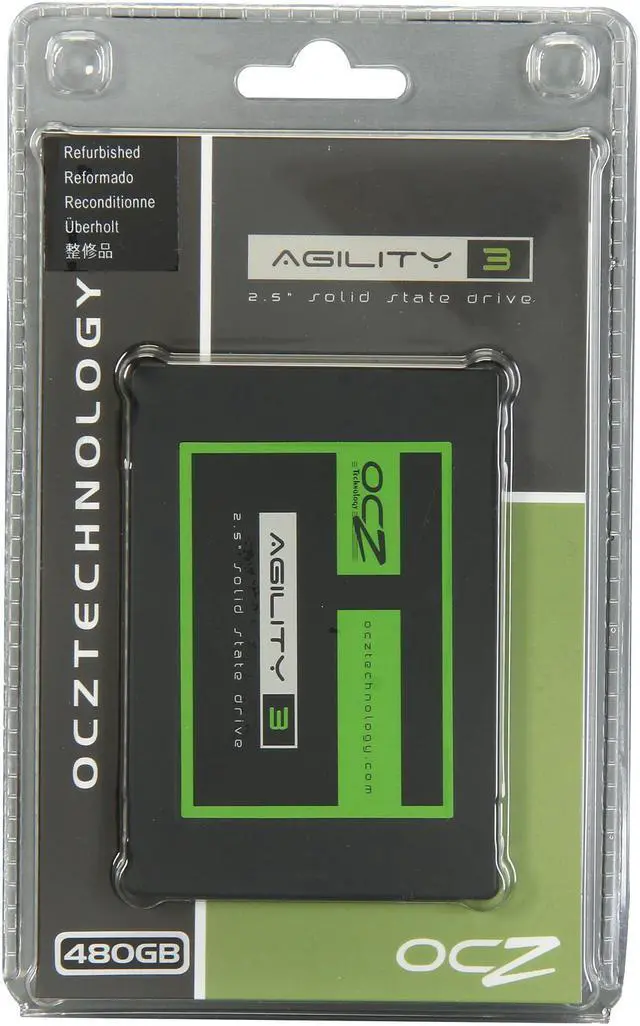 Alt view image 6 of 6 - OCZ Agility 3 2.5" 480GB SATA III MLC Internal Solid State Drive (SSD) AGT3-25SAT3-480G.RF