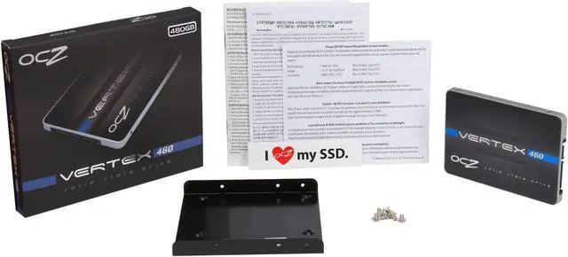Alt view image 5 of 6 - OCZ VTX460-25SAT3-480G 2.5" 480GB SATA III MLC Flash Internal Solid State Drive (SSD)