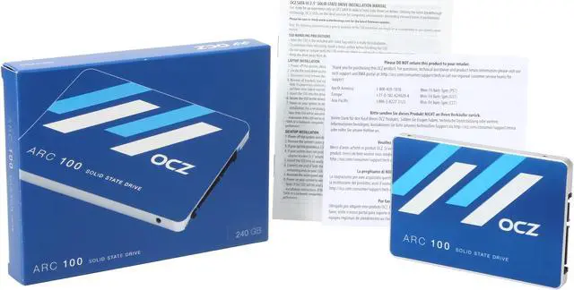Alt view image 5 of 5 - OCZ ARC 100 2.5" 240GB SATA III MLC Internal Solid State Drive (SSD) ARC100-25SAT3-240G