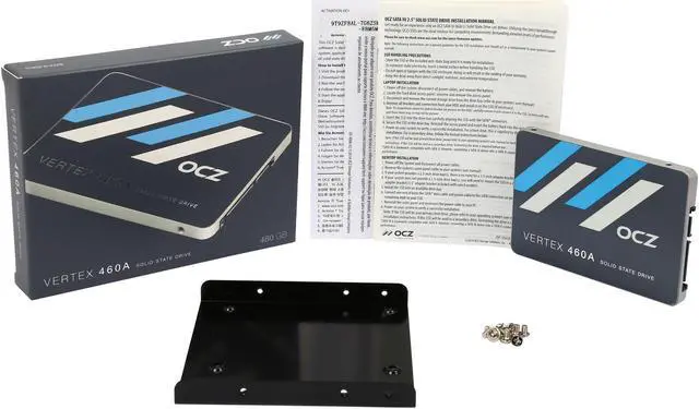 Alt view image 5 of 5 - OCZ Vertex 460A 2.5" 480GB SATA 3 6Gb/s MLC Internal Solid State Drive (SSD) VTX460A-25SAT3-480G
