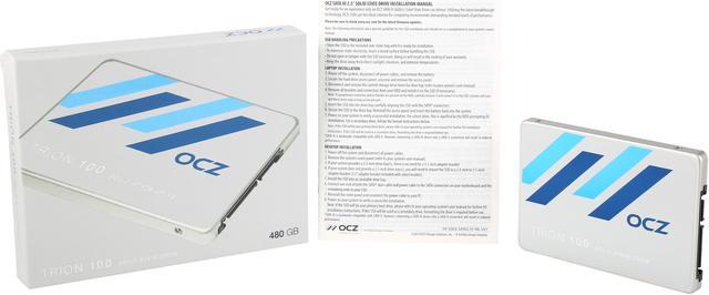 Alt view image 6 of 5 - OCZ Trion 100 2.5" 480GB SATA III TLC Internal Solid State Drive (SSD) TRN100-25SAT3-480G
