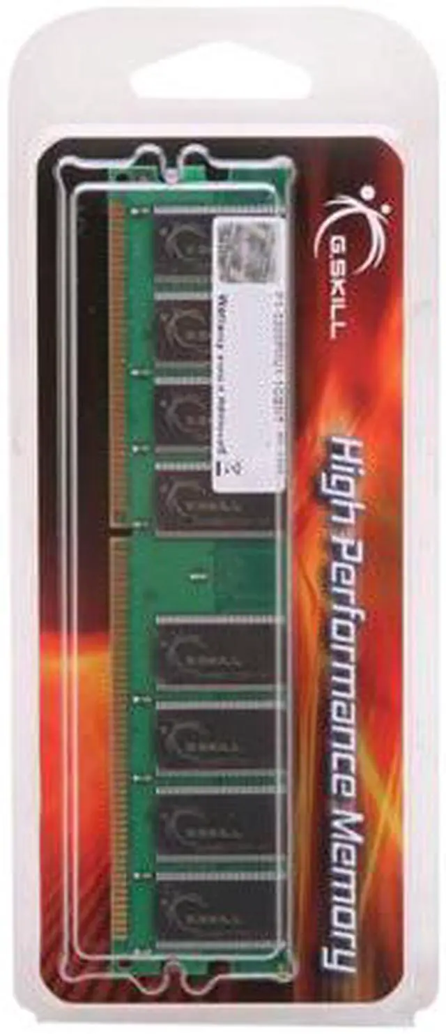 Alt view image 3 of 3 - G.SKILL Value 1GB DDR 400 (PC 3200) Desktop Memory Model F1-3200PHU1-1GBNT