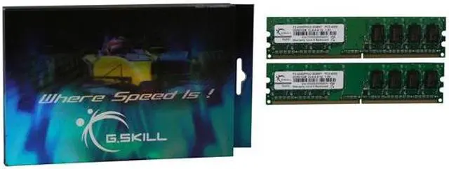 Alt view image 3 of 3 - G.SKILL 2GB (2 x 1GB) DDR2 533 (PC2 4200) Dual Channel Kit System Memory Model F2-4200PHU2-2GBNT
